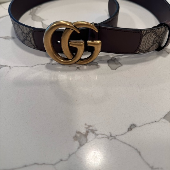 Authentic Gucci GG belt with Double G buckle - Picture 5 of 7